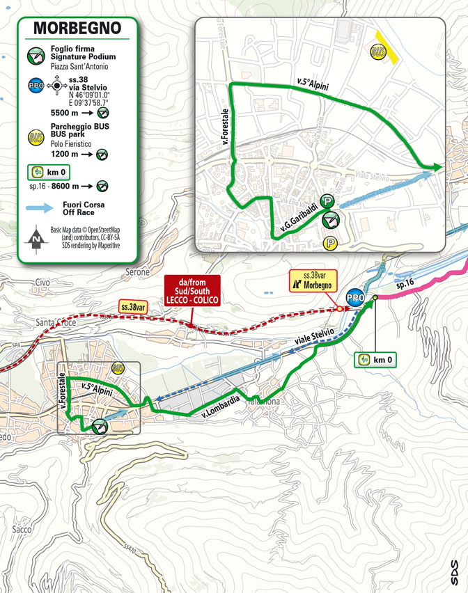 Partenza/Start Tappa 4 Giro Next Gen 2023
