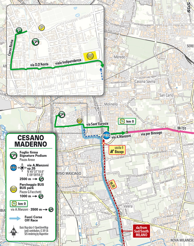 Partenza/Start Tappa 5 Giro Next Gen 2023