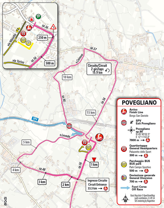 Arrivo/Finish Tappa 6 Giro Next Gen 2023