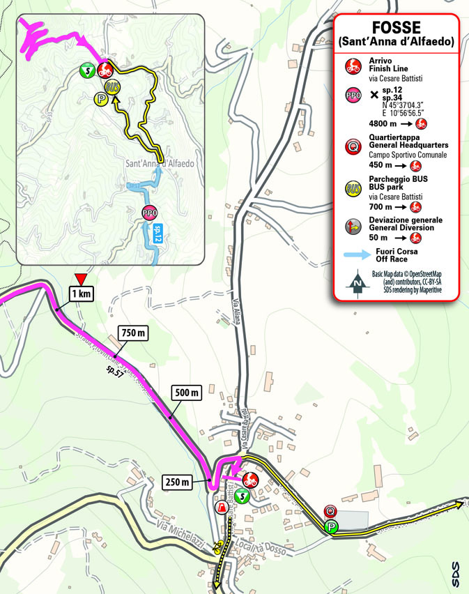 Arrivo/Finish Stage 6 Giro Next Gen 2024