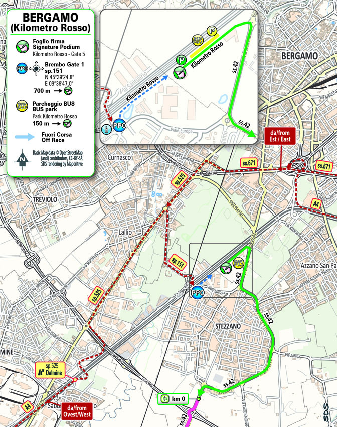 Partenza/Start Stage 5 Giro Next Gen 2024