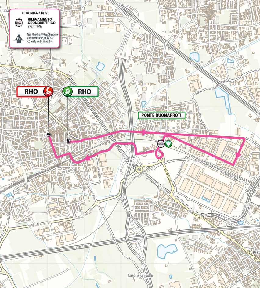 Planimetria/Map tappa 1 Giro Next Gen 2025